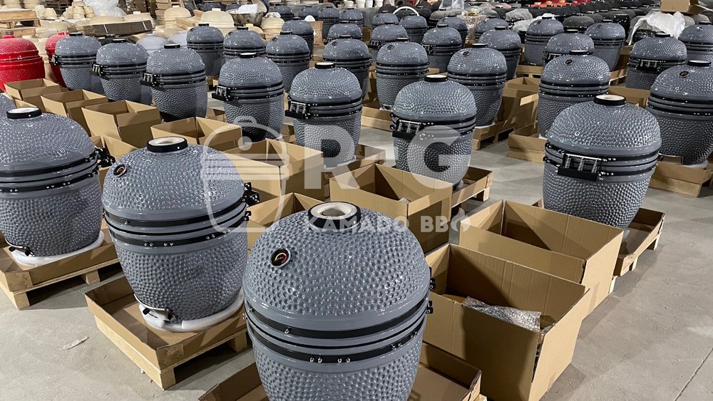 Best-Ceramic-Kamado-BBQ-Grill-manufacturer-producer-supplier-packaging-line